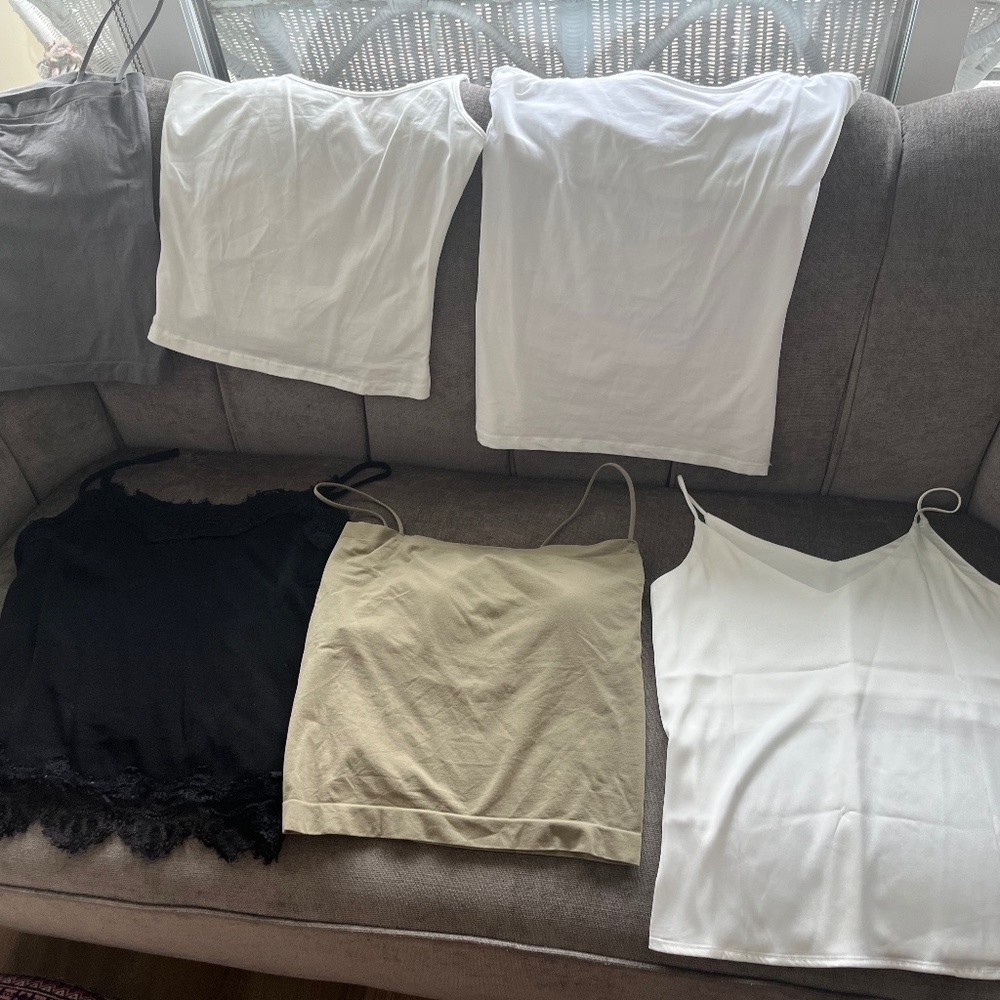 Closet Cleanout - 6 x camisoles